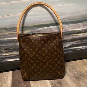 Louis Vuitton Brown and Tan Monogram Bag